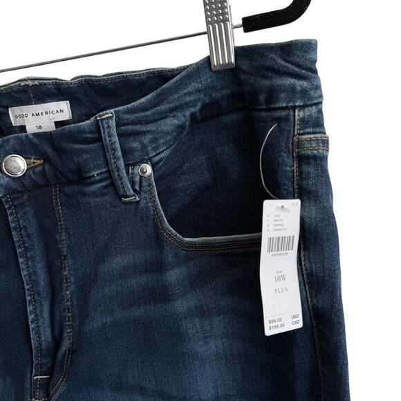 Good American Good Legs Skinny Jeans Size 18 - Picture 3 of 11